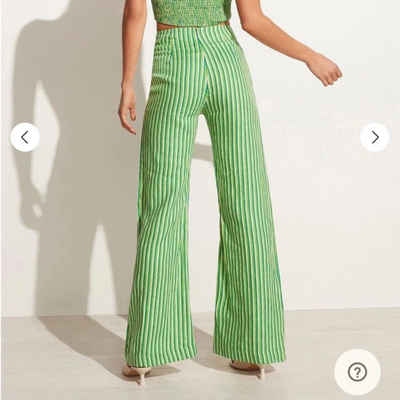 Faithfull The Brand - La Plage De Mau Pants Bau-Bau Stripe Print - Picture 2 of 9